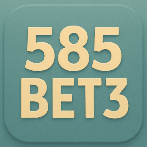 Imagem promocional da 585BET3 mostrando a plataforma e suas vantagens